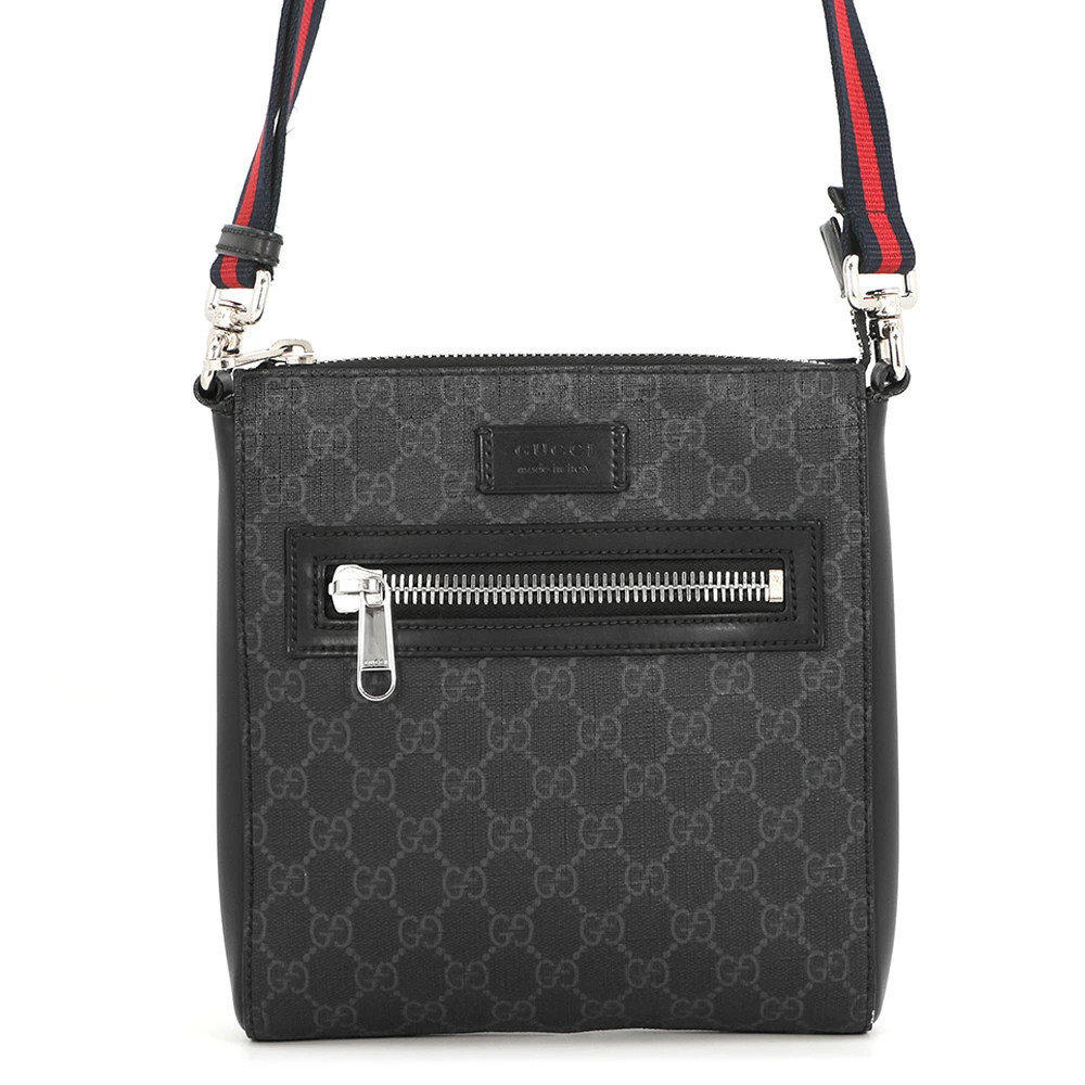 Gucci GG Supreme Messenger Bag Black